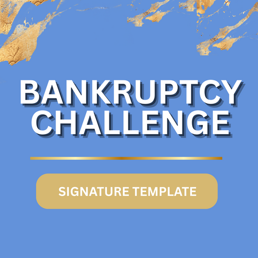 Bankruptcy Challenge